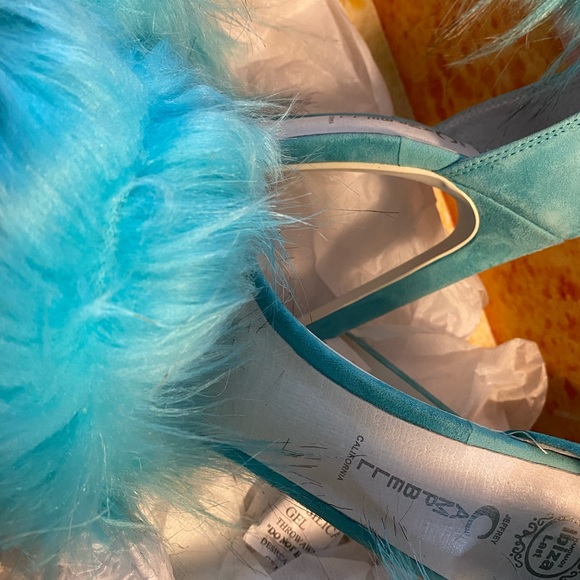 JEFFREY CAMPBELL COOKIE HEELS LIGHT BLUE - Picture 10 of 13